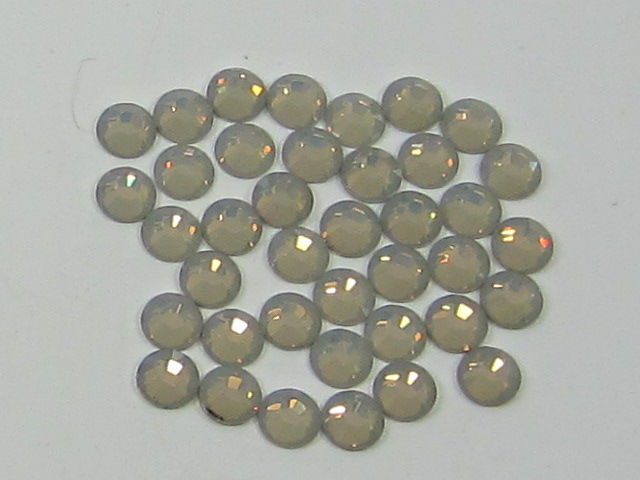 1 GROSS 6ss LIGHT GRAY OPAL HOTFIX European Rhinestones